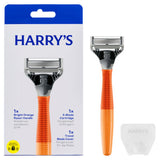 Harry's men's 5 blade razor bright orange imported from the UK