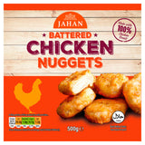 Jahan battered chicken nuggets 500g - British product