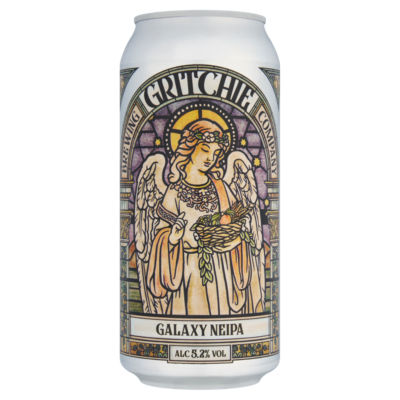 Gritchie Brewing Company Galaxy Neipa beer 440ml, UK version