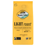 Leon organic light roast wholebean coffee 200g, UK version