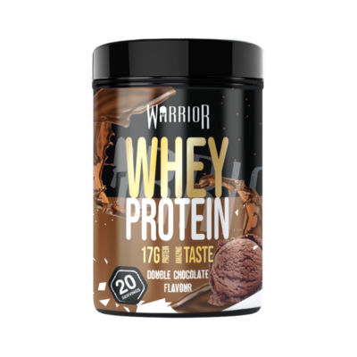 Warrior whey protein powder double chocolate flavour 500g (British brand)