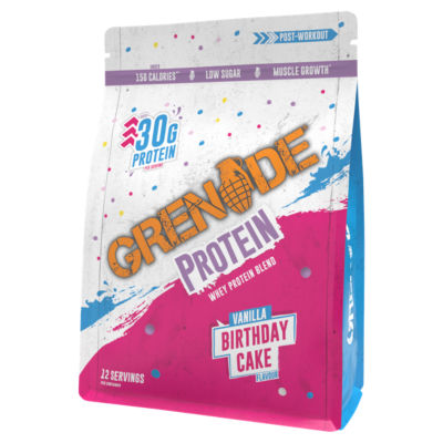 Grenade protein powder Vanilla Birthday Cake flavour 480g, UK version