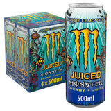 Monster Energy Drink Aussie Style Lemonade 4 x 500ml, imported from the UK