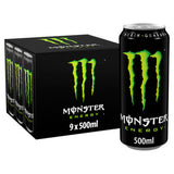 Monster energy drink 9 x 500ml cans, imported from the UK