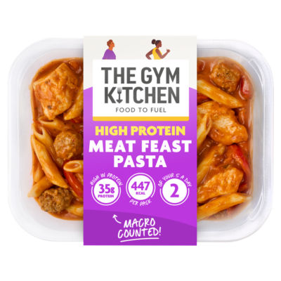 The Gym Kitchen Meat Feast Pasta Meal 400g