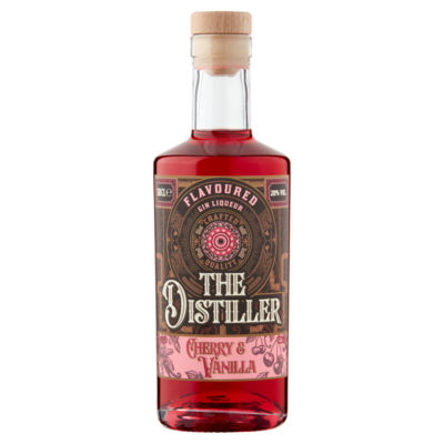 ASDA cherry and vanilla flavoured gin liqueur 50cl - British product