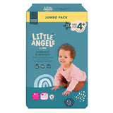 Little Angels by ASDA Comfort & Protect Nappies Size 4+ Jumbo Pack 78