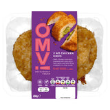 OMV! Vegan Plant Based No Chicken Kievs 2 Count 280g