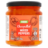 ASDA chargrilled mixed peppers garlic oil marinade 285g - British product