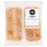 The Bakery at ASDA Cheese Rolls White Bread Two Pack