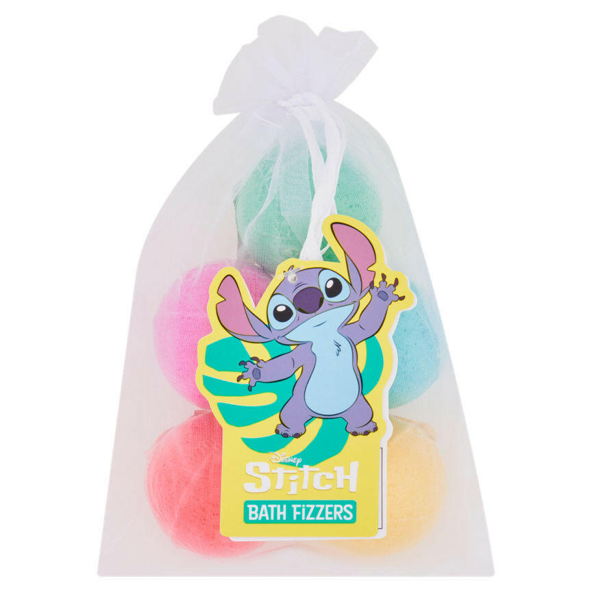 Disney Stich Bath Fizzers 5 x 20g GOODS ASDA