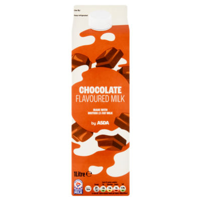 ASDA Chocolate Flavoured Milk 1 Litre - British product