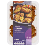 ASDA Onion Bhajis 4 Pack 200g Chilled Snack