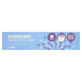 ASDA medium resealable food and freezer bags 20 pack - British product