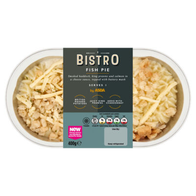 Bistro by ASDA fish pie 400g - British product