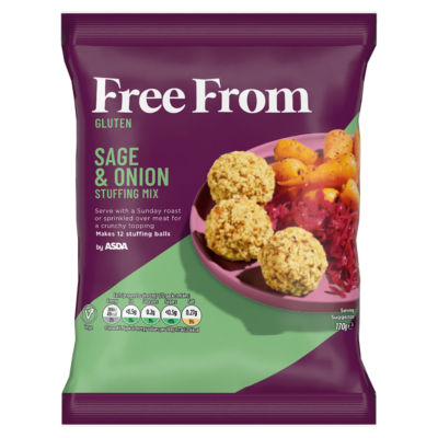 ASDA sage & onion stuffing mix 170g - British product