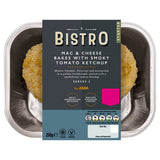 Bistro by ASDA Mac & Cheese Bakes Smoky Tomato Ketchup Ready Meal 250g