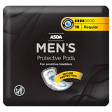 ASDA Men's Protective Pads Regular for Sensitive Bladders 10 Pack