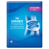 ASDA Unisex Protective Underwear for Bladder Weakness Large Pack of 12