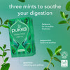 Pukka Three Mint Organic Herbal Tea Bags 32g, imported from the UK