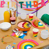 Talking Tables Rainbow Happy Birthday Napkins 20 per pack GOODS M&S