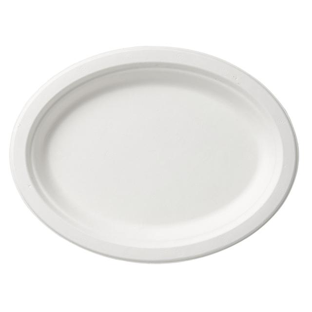 White Microwaveable Buffet Platters 3 per pack GOODS M&S