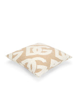 Bouclé Cushion with Wool, Silk, and Cashmere, 50cm x 50cm