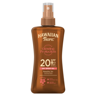 Hawaiian Tropic SPF20 dry oil spray 200ml, UK version
