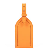 Smythson Calfskin Panama Luggage Tag