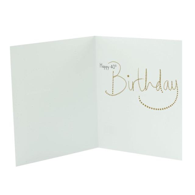 Time To Celebrate 40th Birthday Card GOODS M&S