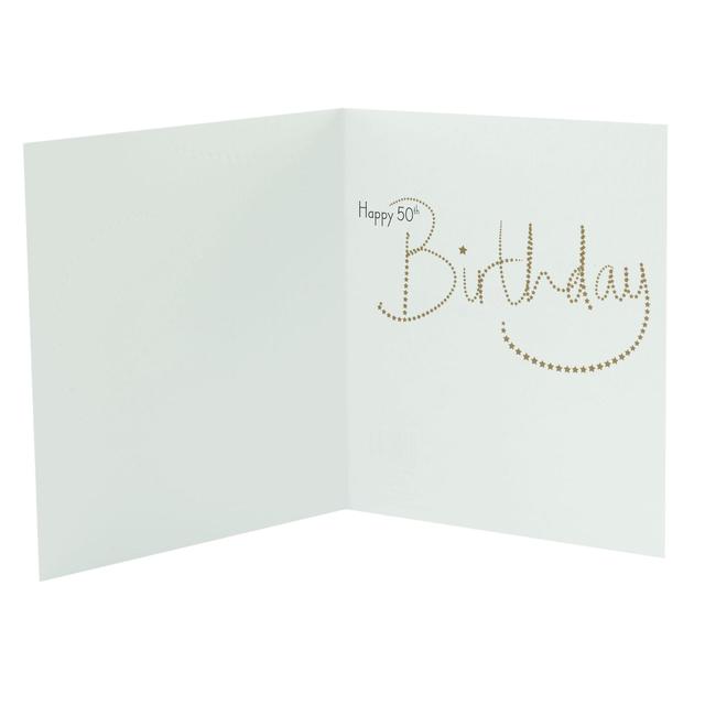 Time To Celebrate 50th Birthday Card GOODS M&S
