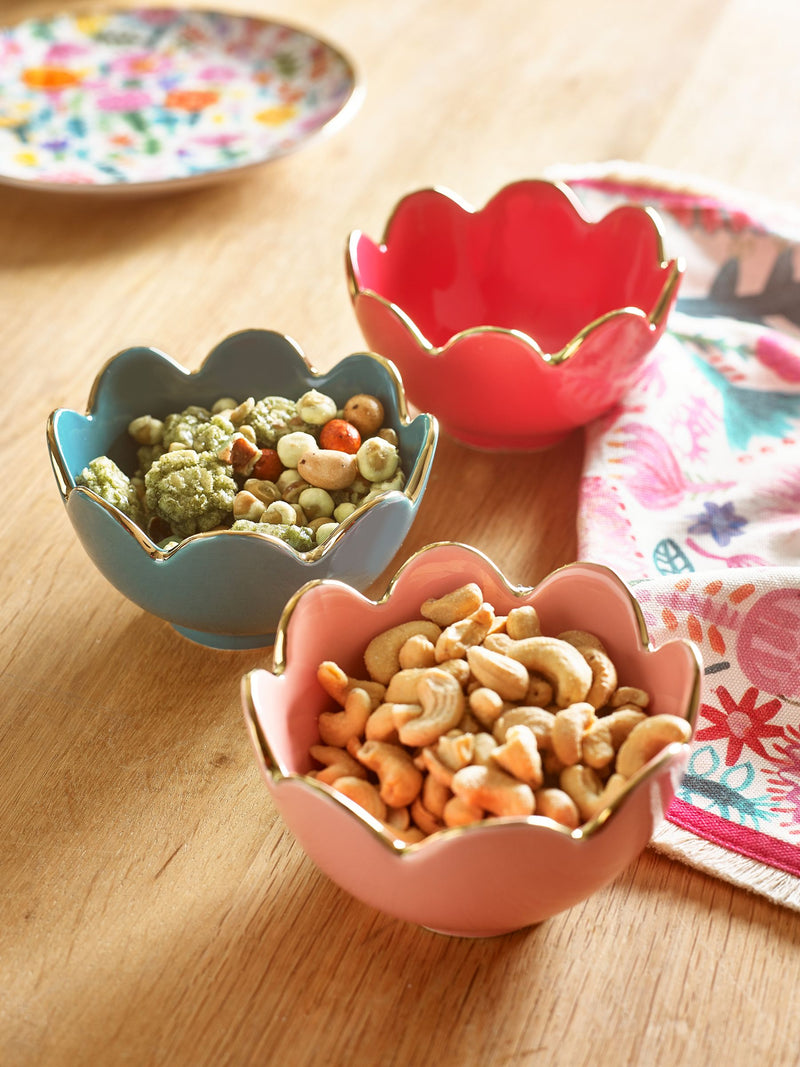 Lucy Tiffney Multi Dip Bowls Set Of 3