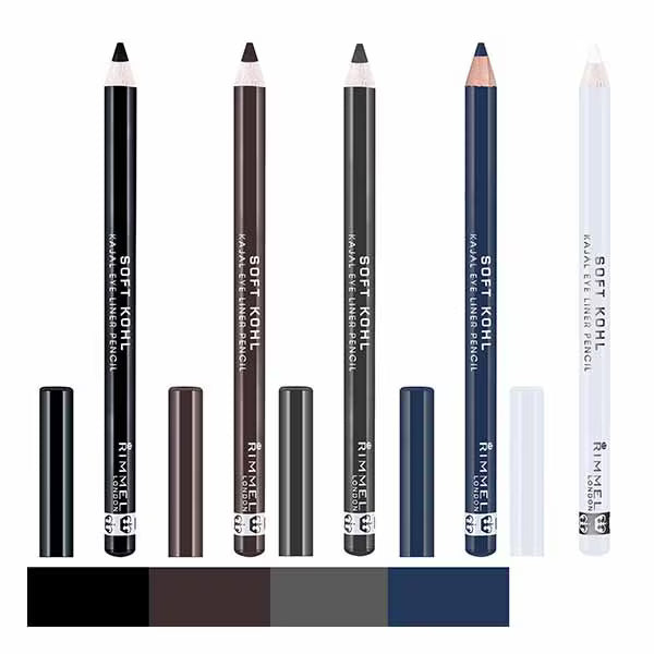 Rimmel soft kohl kajal eyeliner pencil sable brown 1.2g, imported from the UK