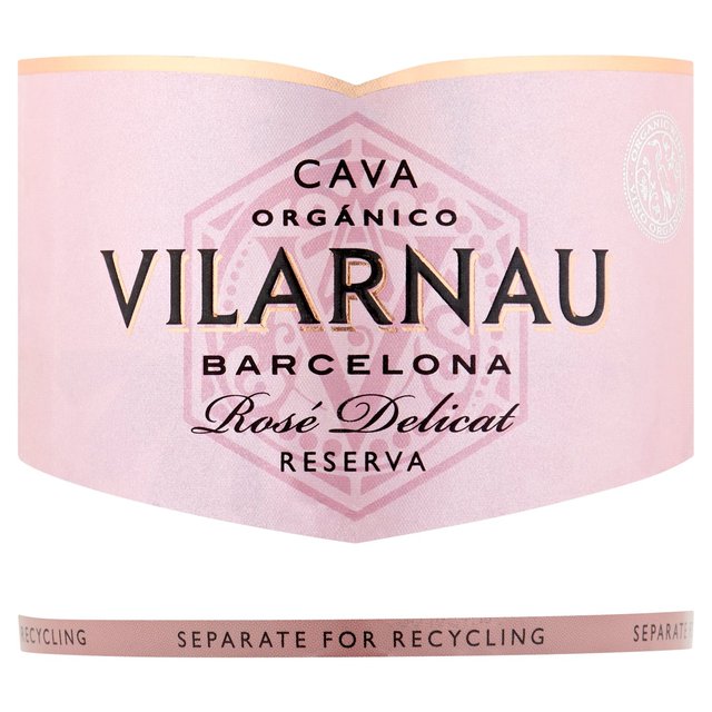 Vilarnau Rose Reserva Organic Cava 75cl GOODS M&S