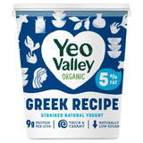 Yeo Valley Organic Greek Recipe 5% Strained Natural Yogurt 850g GOODS M&S