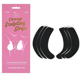 Perky Pear Cleavage Sculpting Strips Black Bra Tape 6 Strips