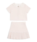 Patachou children's tweed top and skirt set for ages 3-14, imported from the UK
