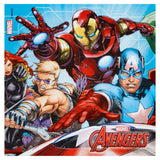 Marvel Avengers paper napkins 20 pack 38x33cm, imported from the UK