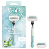 Venus Deluxe Smooth Sensitive Aloe Vera Razor - 1 Blade GOODS Superdrug