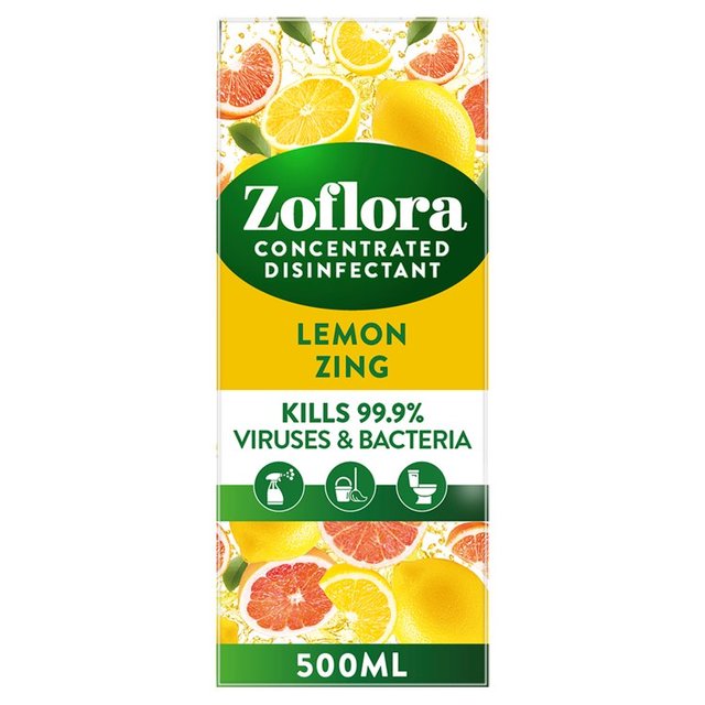 Zoflora Concentrated Disinfectant Lemon Zing 500ml GOODS M&S
