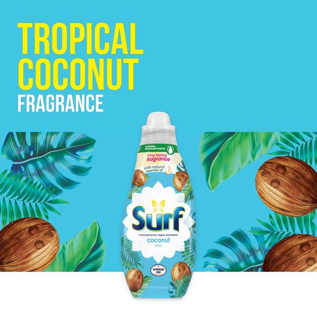 Surf Coconut Bliss Concentrated Liquid Laundry Detergent 24 Washes 648ml GOODS M&S