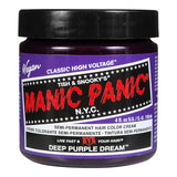 Manic Panic High Voltage Deep Purple Dream semi permanent hair dye 118ml, imported from the UK