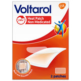Voltarol Non Medicated Pain Relief Patches Heat Patch x2 Muscle and joint pain Sainsburys