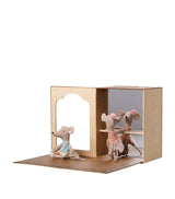 Maileg Ballet Mice with Dance Studio Playset 17cm