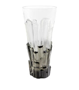 Lalique Crystal Basalte Vase 46cm