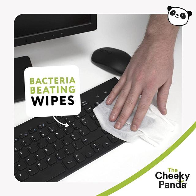 The Cheeky Panda 100% Bamboo Antibacterial Multi Surface Wipes 90 per pack GOODS M&S