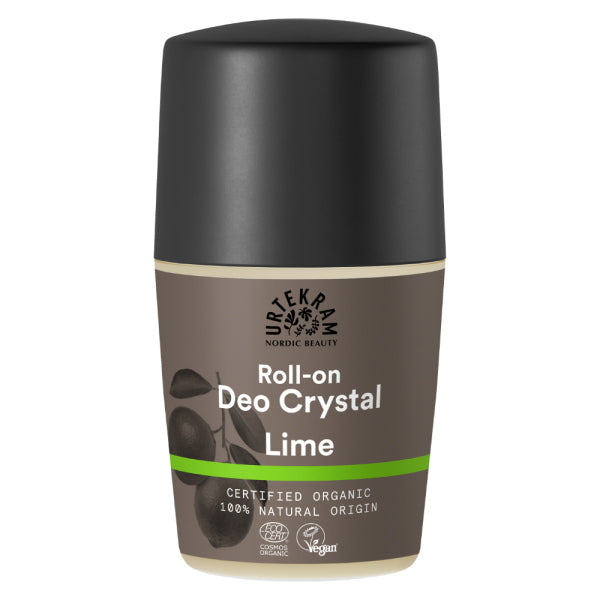 Urtekram Crystal Deodorant Roll On Lime Organic - 50ml