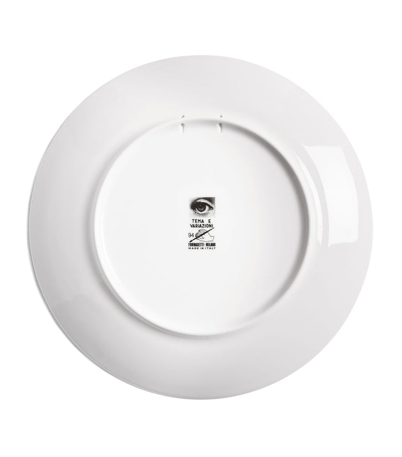 Fornasetti Tema e Variazioni No. 94 wall plate 26cm - British product