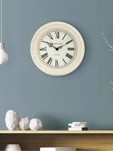 Brookpace Lascelles Cream Classic Wall Clock with Roman Numerals 32cm