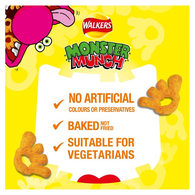 Walkers Monster Munch Roast Beef Sharing Bag Snacks 98g GOODS M&S